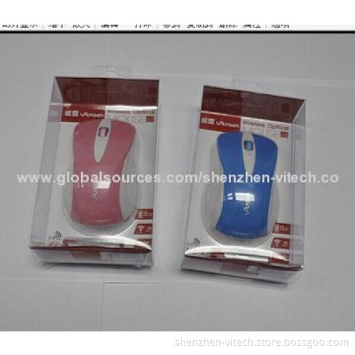 Ergonomic Design Black Wired 3D Optical Mouse with 1,000dpi Optical Sensor